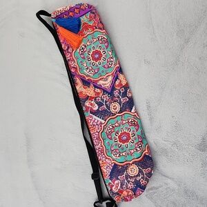 Colorful yoga bag with fish print